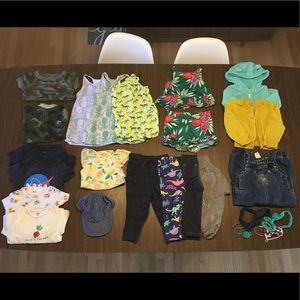 24 piece baby girl bundle size 9-12 months